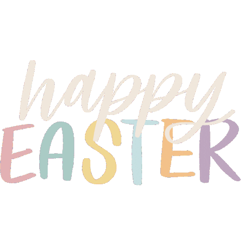 Easter Sunday Pastel Sticker by Anjeli ✦