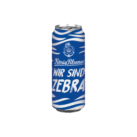 Bier Dose Sticker by König-Brauerei