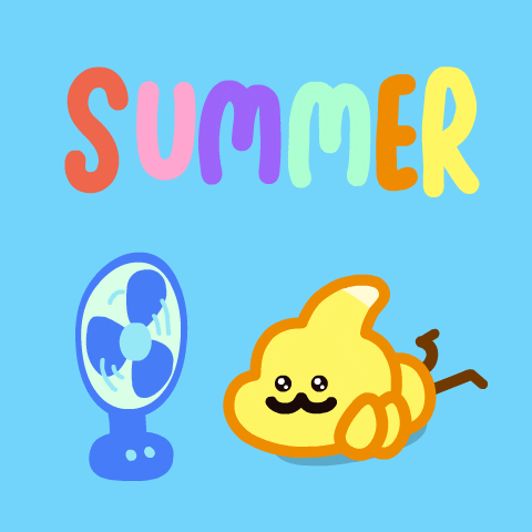 Boiling Hot Summer GIF by DINOSALLY