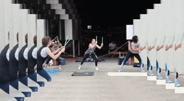 TheJRochelle girl group pound ripstix ups and downs GIF