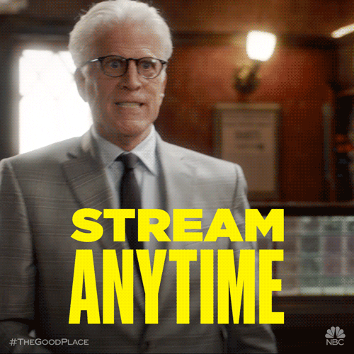 season 3 stream anytime GIF by The Good Place