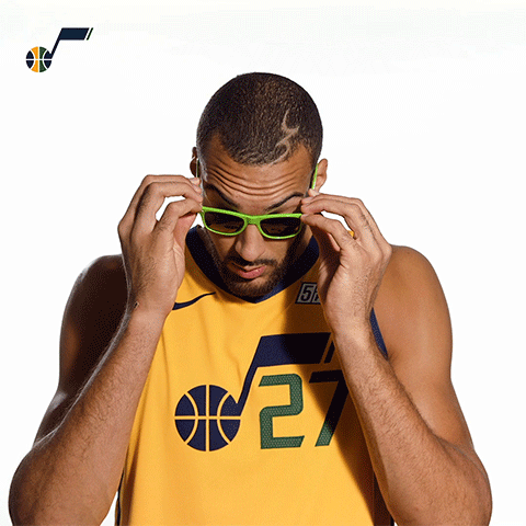 rudy gobert deal with it GIF by Utah Jazz
