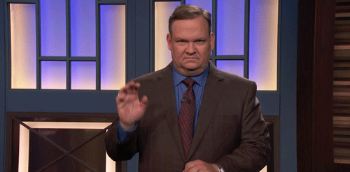Andy Richter Raise Hand GIF by Team Coco - Find & Share on GIPHY