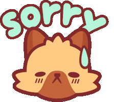 Sad Forgive Me Sticker by Piffle