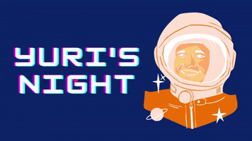 Yuri Gagarin Space GIF by Digital Pratik