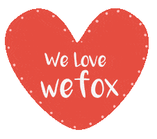 Welovewefox Sticker by wefox