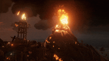 Volcano GIF by Sea of Thieves