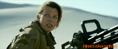 Milla Jovovich GIF by Monster Hunter Movie - Find & Share on GIPHY
