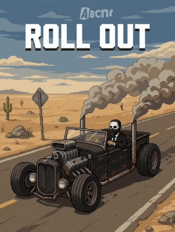 Road Trip Pixel Art GIF by ABCNT