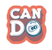 Can Do Yes Sticker by Waterloo Sparkling Water