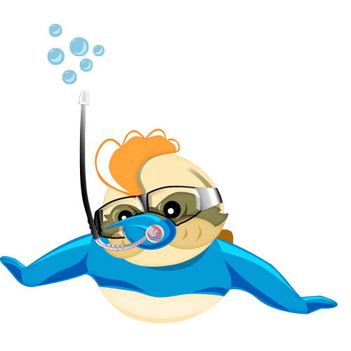 Scuba Swimming Sticker by Pacific Islands Club Guam
