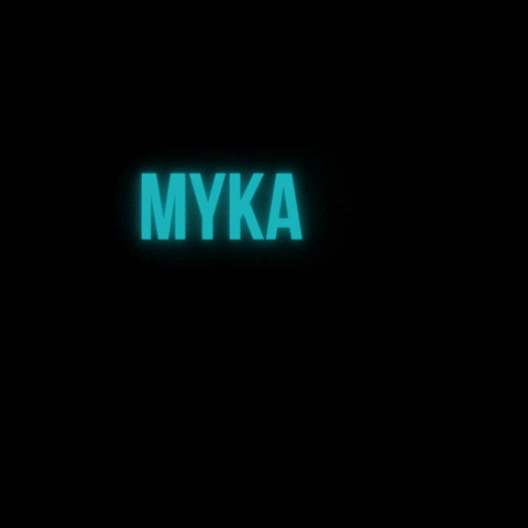 MykaCosmetics myka neon logo gif GIF