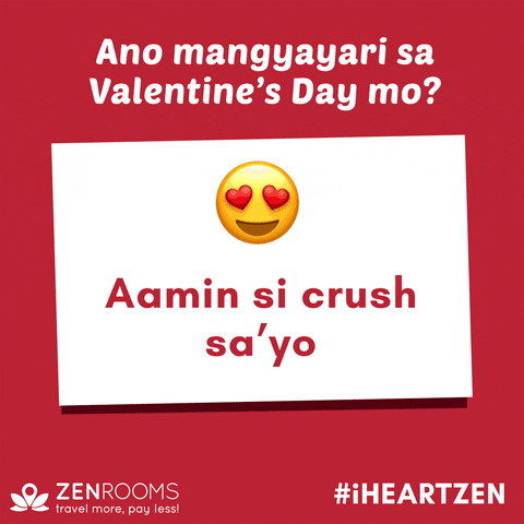 Valentines Love GIF by ZEN Rooms