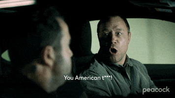 Angry American GIF by PeacockTV