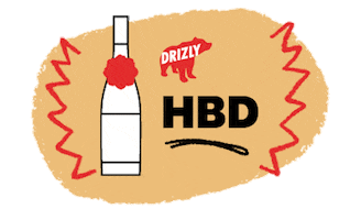 Happy Birthday Sticker by Drizly