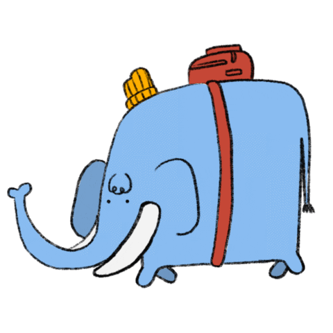 Elephant Sticker by spicytamago