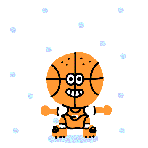 basketball character GIF by Paul Layzell