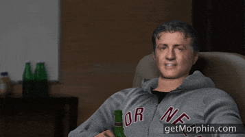 Sylvester Stallone Beer GIF by Morphin