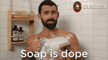 Dope Shower GIF by DrSquatchSoapCo