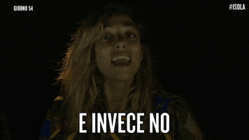 canale 5 no GIF by Isola dei Famosi