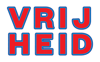 Freedom Vrijheid Sticker by Nationaal Comité 4 en 5 mei