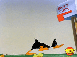 bored daffy duck GIF by Looney Tunes