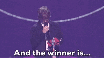 And The Winner Is Brits GIF by BRIT Awards