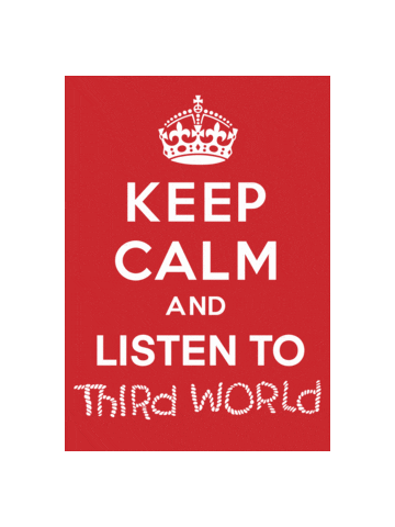 Chill Keep Calm Sticker by Third World Band