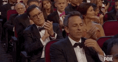 Stephen Colbert Clap GIF by Emmys