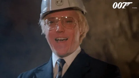 Christopher Walken Laughing GIF by James Bond 007