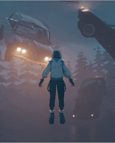 Eye Floating GIF by SheepyandWooly