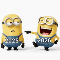 Happy New Year Minions Gif GIF by FirstCry Parenting