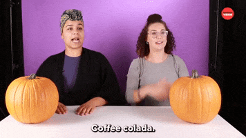 Excited Pumpkin Spice GIF by BuzzFeed