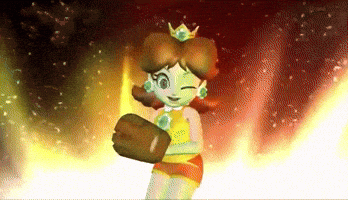 Princess Daisy Baseball GIF