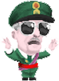 Idiot Franco Sticker