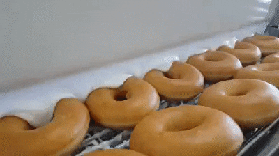  satisfying donut donuts krispy kreme glazed GIF