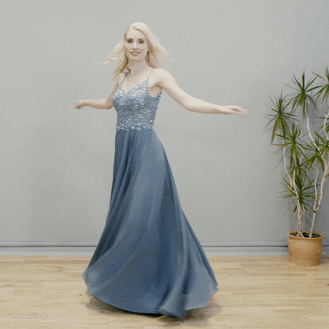 Blue Dress Sparkle GIF by GINO CERRUTI