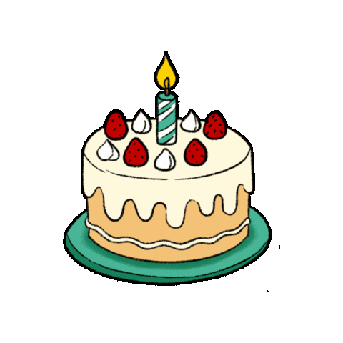 Party Cake Sticker