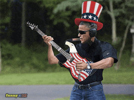Barack Obama Guitar GIF