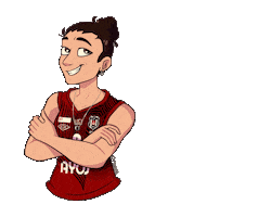 Fire Kiss Sticker by Lojinha Volei Gringa