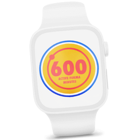 600 Active Forma Minutes Sticker by Plana FORMA