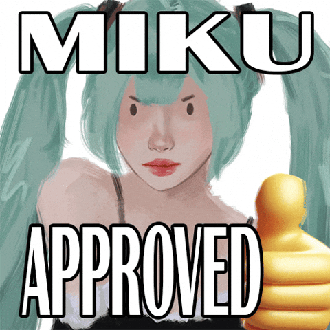 Hatsune Miku Thumbs Up GIF
