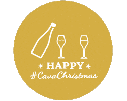 Happy Cheers Sticker by Cava Wine
