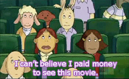 Disappointed Movie Theater GIF