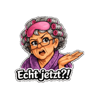 Oma Dein Ernst Sticker