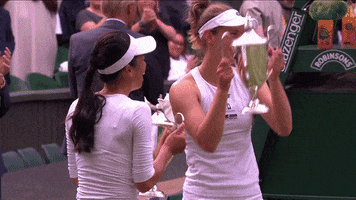Celebrate Elise Mertens GIF by Wimbledon