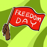 Freedom Day Community GIF by AuroraDraws