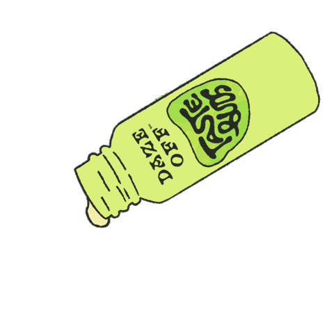 Bottle Drip Sticker by Daze Off