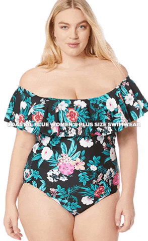 Plus Size Swimwear GIF