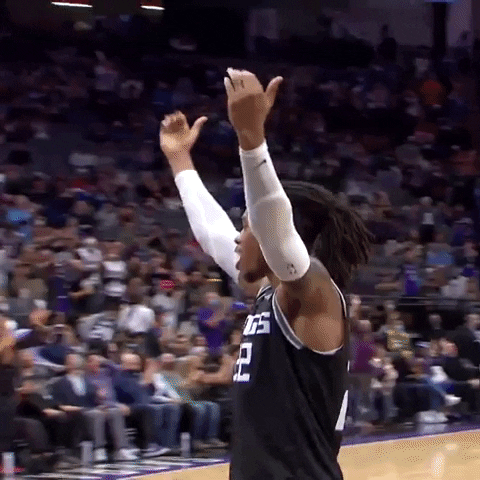 Happy Hands Up GIF by Sacramento Kings
